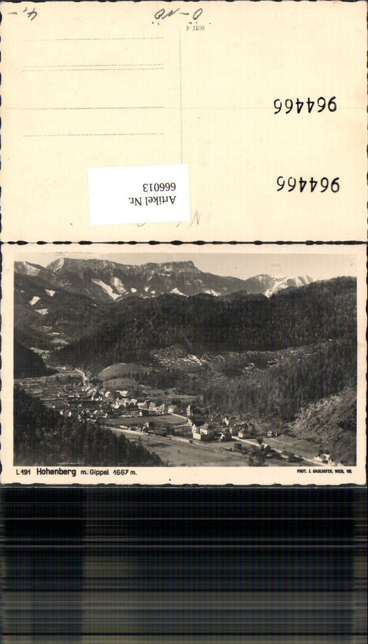 666013,Foto Ak Hohenberg m. Gippel