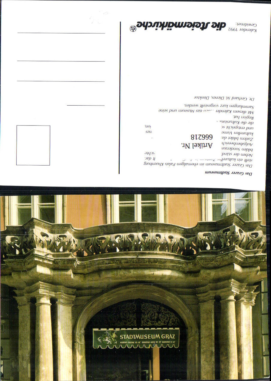Alte Ansichtskarte – Old Postcard