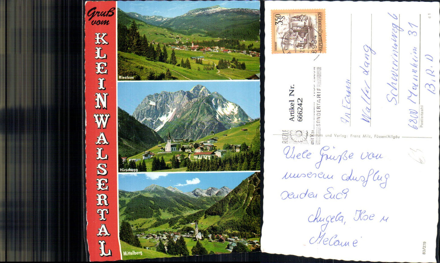 Alte Ansichtskarte – Old Postcard