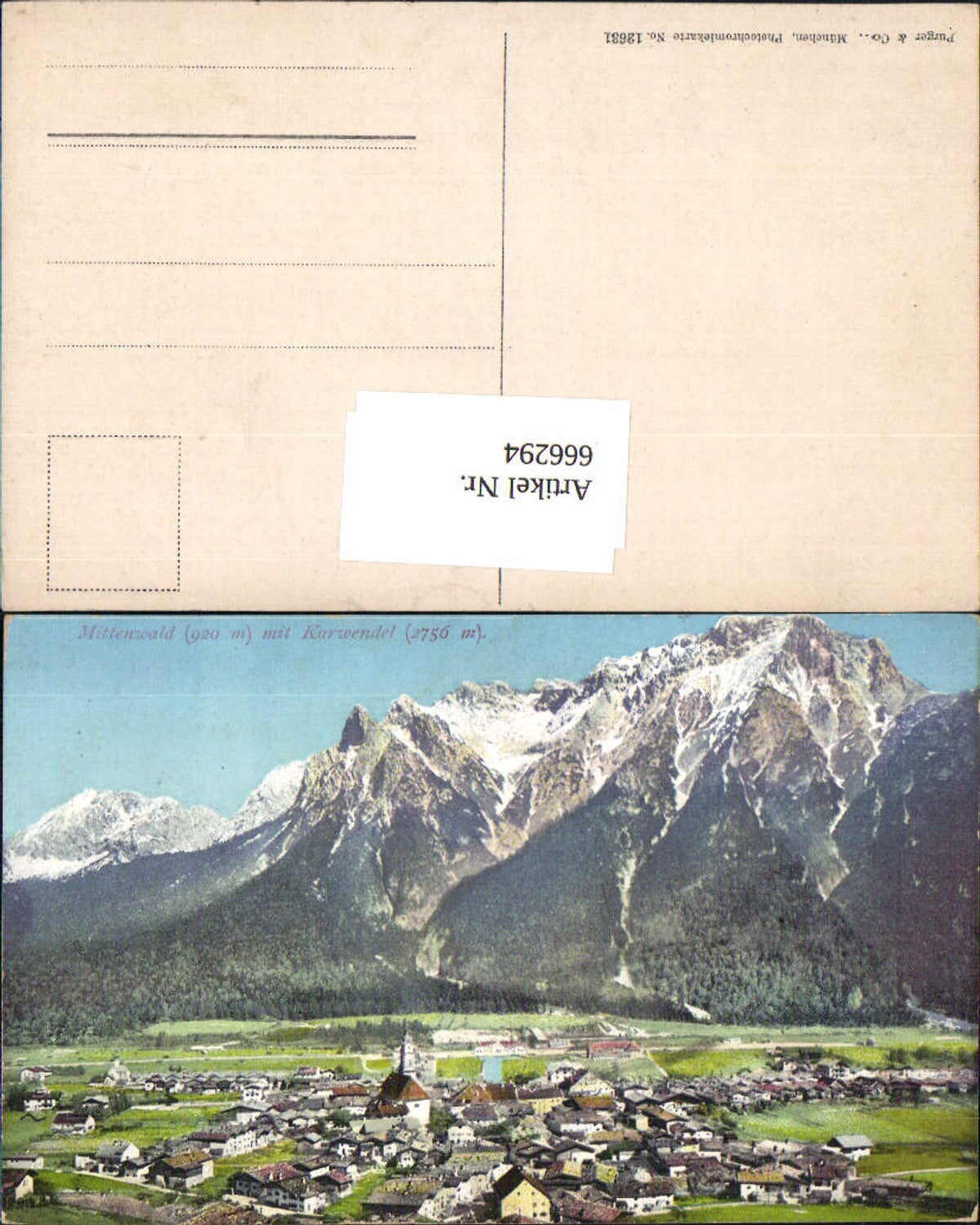 666294,Mittenwald Bayern pub Purger & Co. 12631