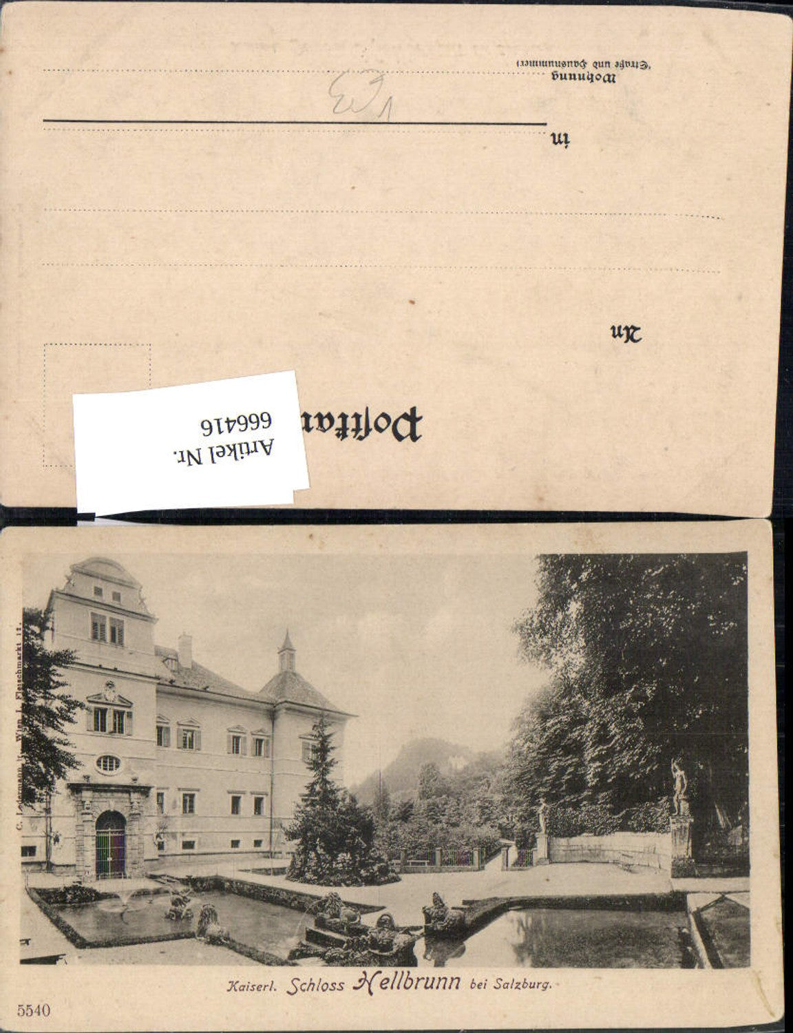 666416,Salzburg Schloss Hellbrunn pub Ledermann 5540