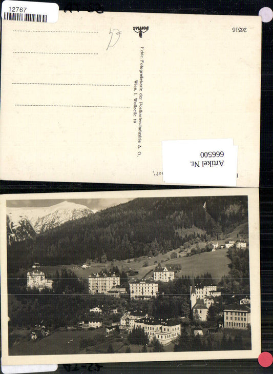 666500,Foto Ak Bad Gastein m. Hotel Kaiserhof Astoria u. Germania