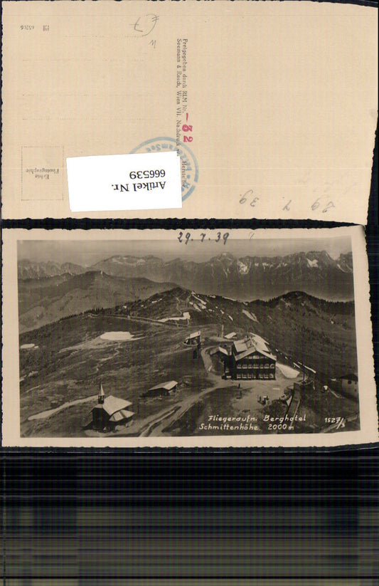 666539,Fliegeraufnahme Zell am See Berghotel Schmittenhöhe