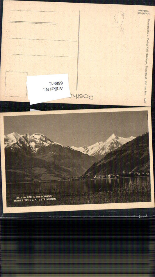 666541,Zell am See Zeller See Imbachhorn Hoher Tern u. Kitzsteinhorn