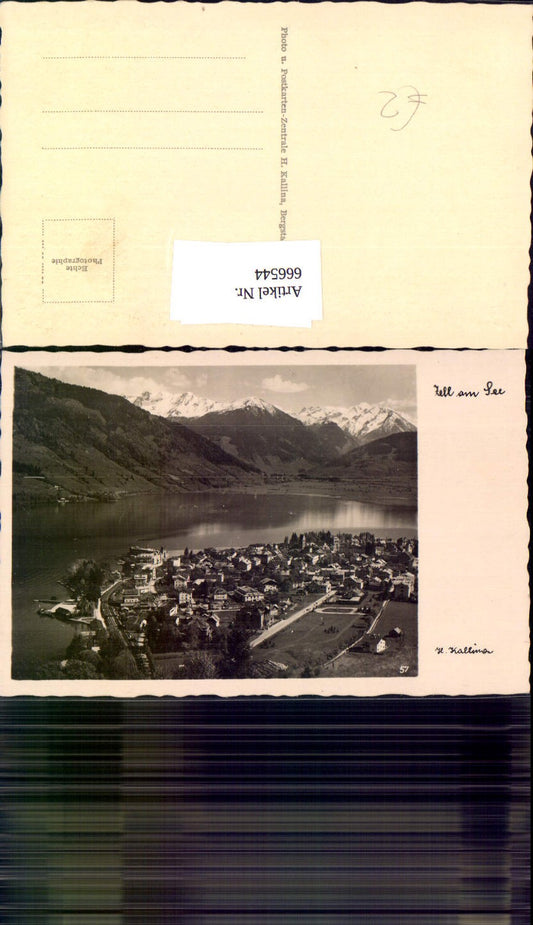 666544,Foto Ak Zell am See Ansicht