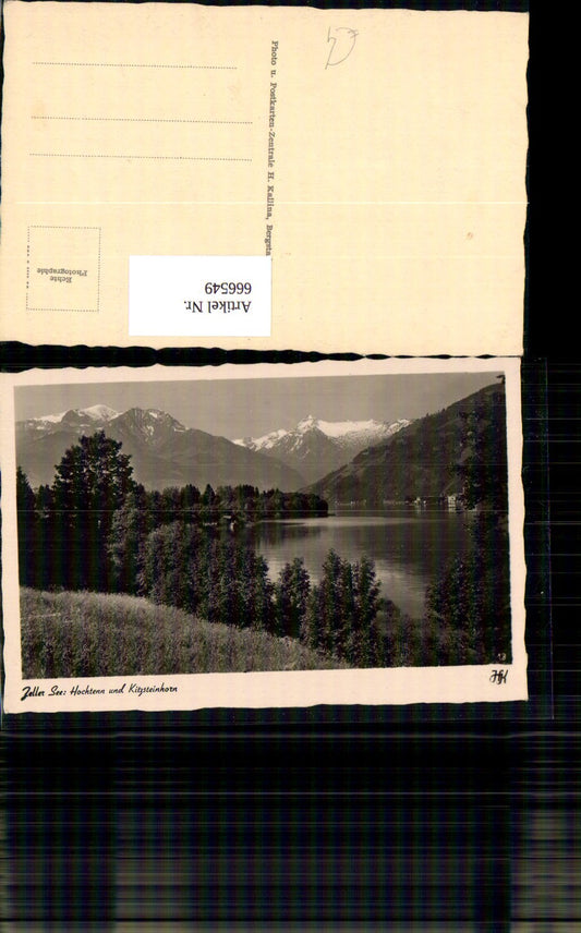 666549,Foto Ak Zell am See Hochtenn u. Kitzsteinhorn