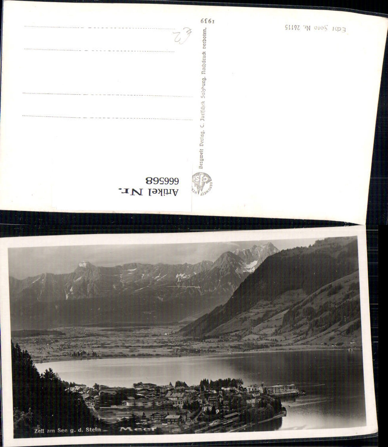666568,Foto Ak Zell am See g. d. Steinerne Meer