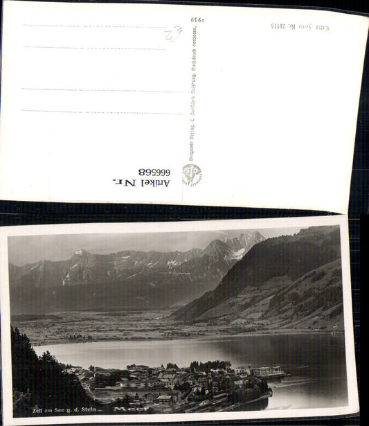 666568,Foto Ak Zell am See g. d. Steinerne Meer