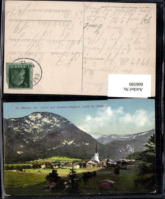 666589,St Martin b. Lofer mit Kammerlinghorn pub Purger Co 11882