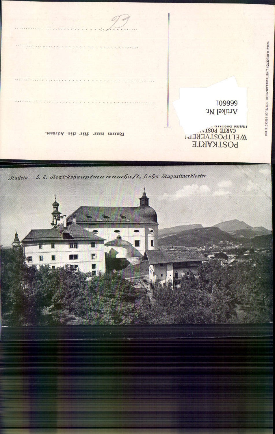 666601,Hallein K.k. Bezirkshauptmannschaft früher Augustinerkloster