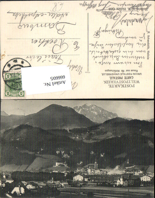 666605,Hallein m. d. Hohen Göll