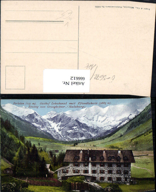 666612,Ferleiten Gasthof Lukashansl Fusch a. d.  Großglocknerstraße pub Purger Co 10895