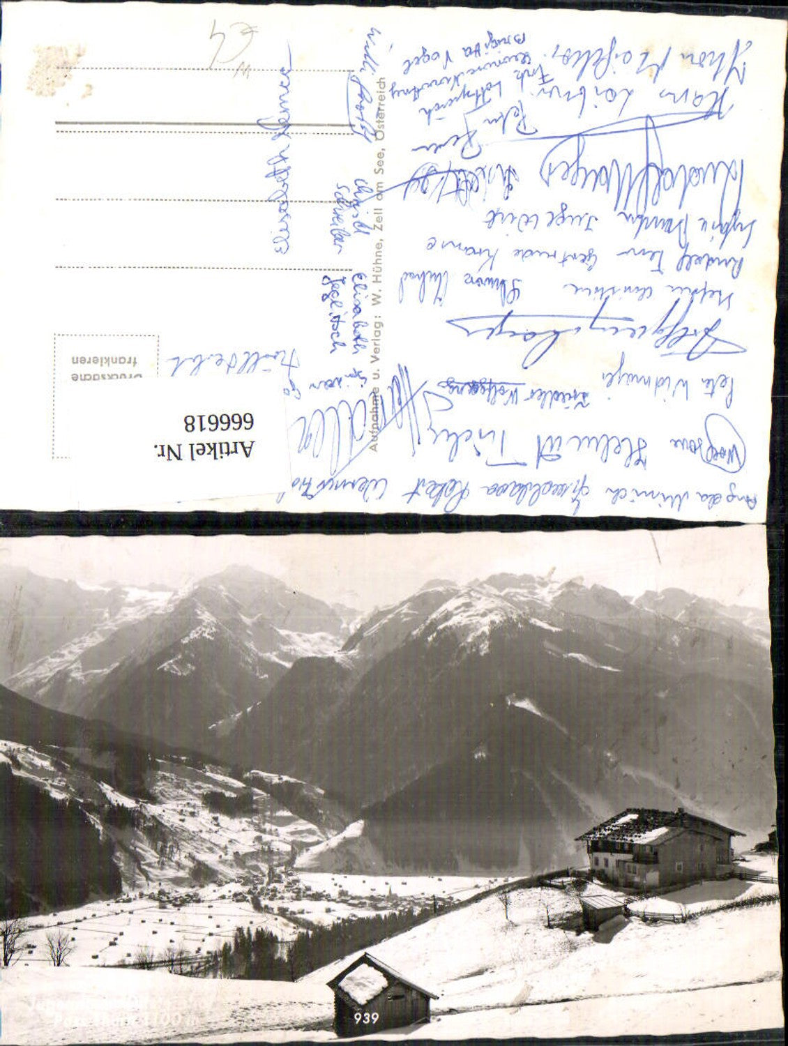 666618,Foto Ak Mittersill Jugendheim Dietsteinhof Pass Thurn im Winter