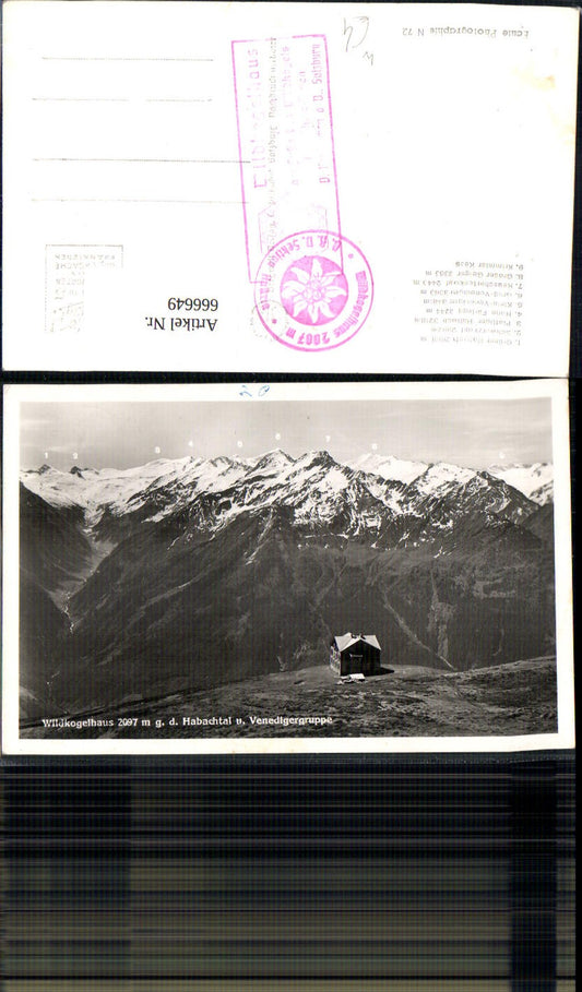666649,Foto Ak Neukirchen am Großvenediger Wildkogelhaus g. d. Habachtal