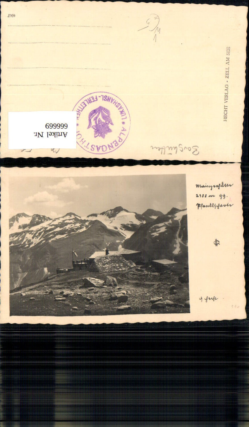 666669,Fusch a.d. Großglocknerstraße Mainzerhütte Schwarzenberghütte pub Hecht