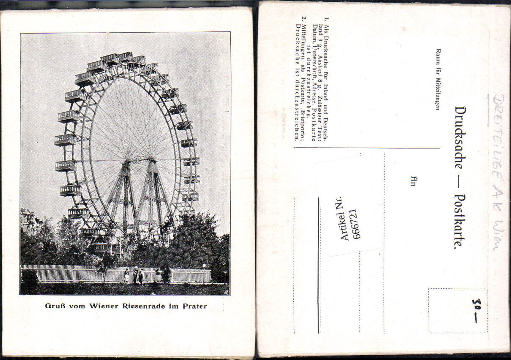 Alte Ansichtskarte – Old Postcard