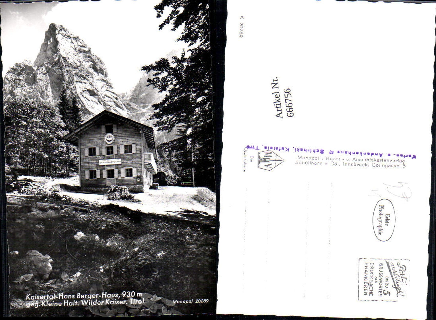 Alte Ansichtskarte – Old Postcard