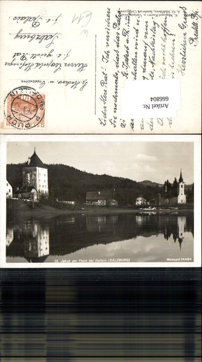 666804,Foto Ak St Jakob a. Thurn b. Puch bei Hallein