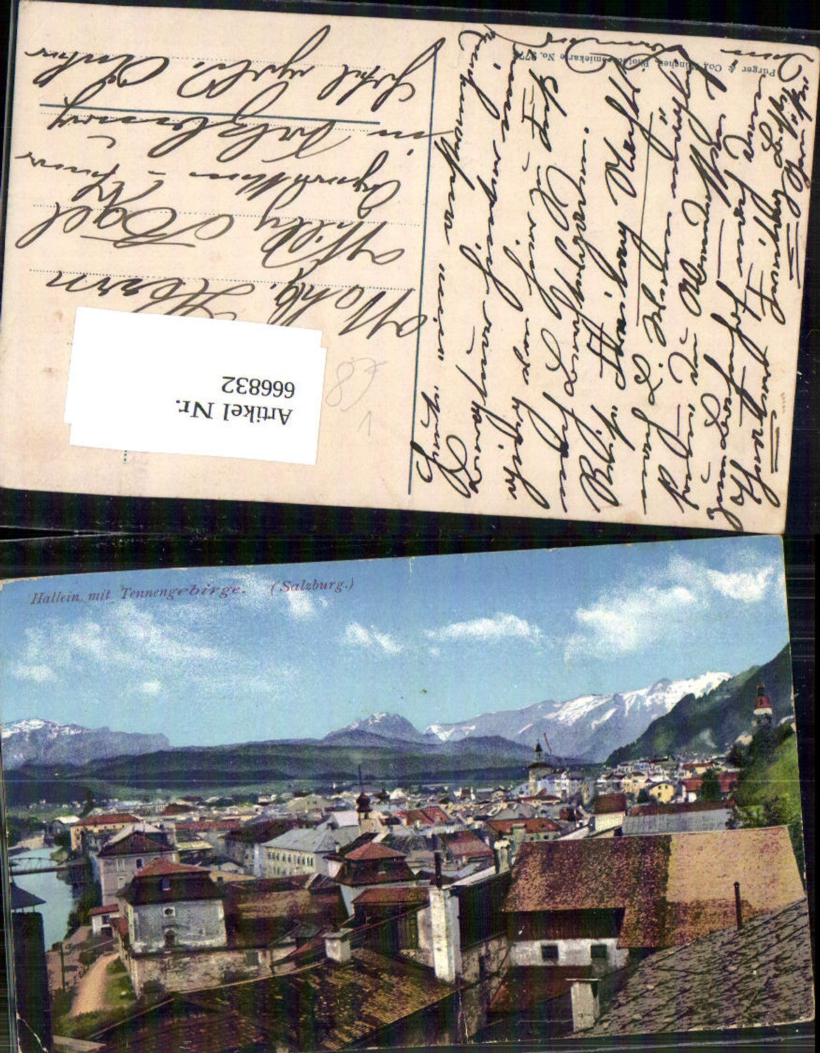 666832,Hallein mit Tennengebirge pub Purger Co 9778
