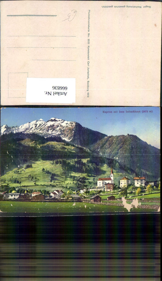 666836,Kaprun mit dem Imbachhorn
