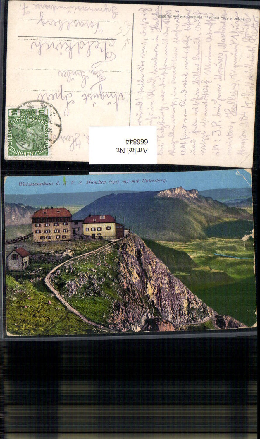 666844,Ramsau bei Berchtesgaden Watzmannhaus mit Untersberg pub Purger Co 5982