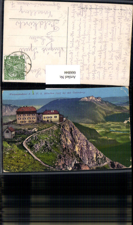 666844,Ramsau bei Berchtesgaden Watzmannhaus mit Untersberg pub Purger Co 5982