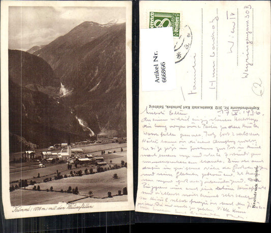 666866,Krimml mit den Wasserfällen