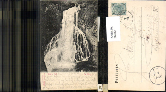 666867,Golling an der Salzach Unterer Fall Wasserfall