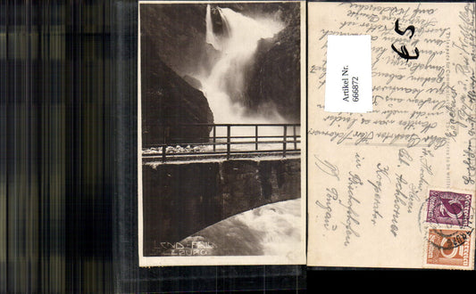 666872,Foto Ak Lend Lend-Fall Wasserfall