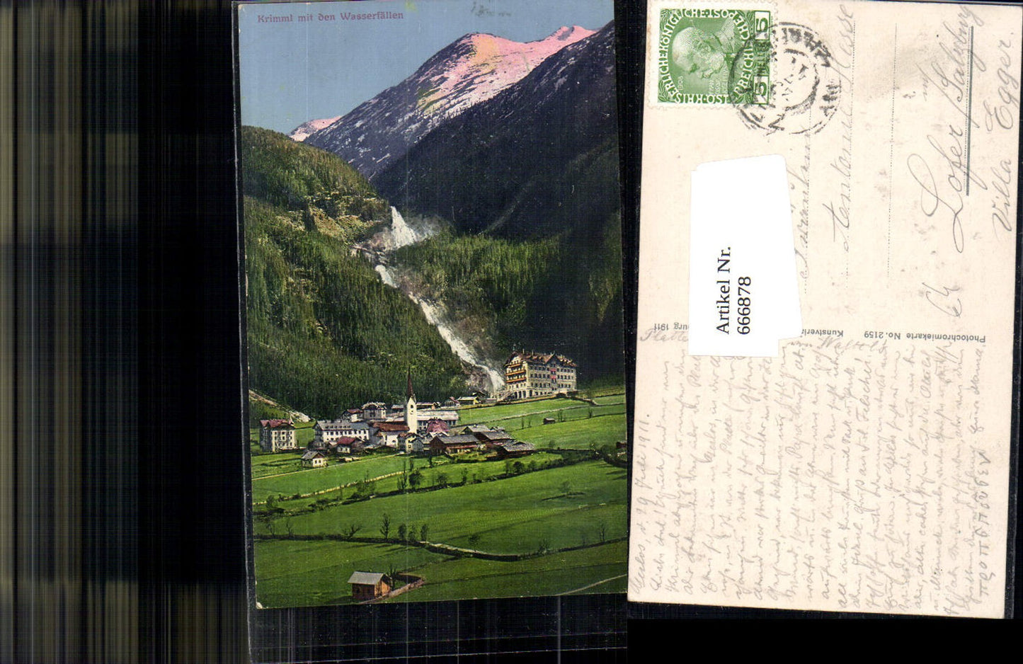 666878,Krimml m. d. Wasserfällen