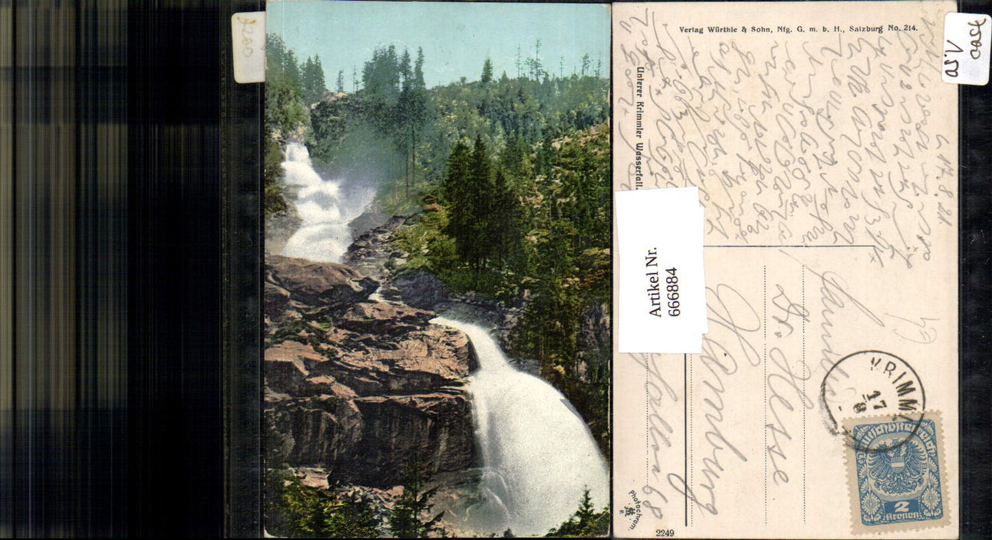 666884,Krimml Unterer Krimmler Wasserfall