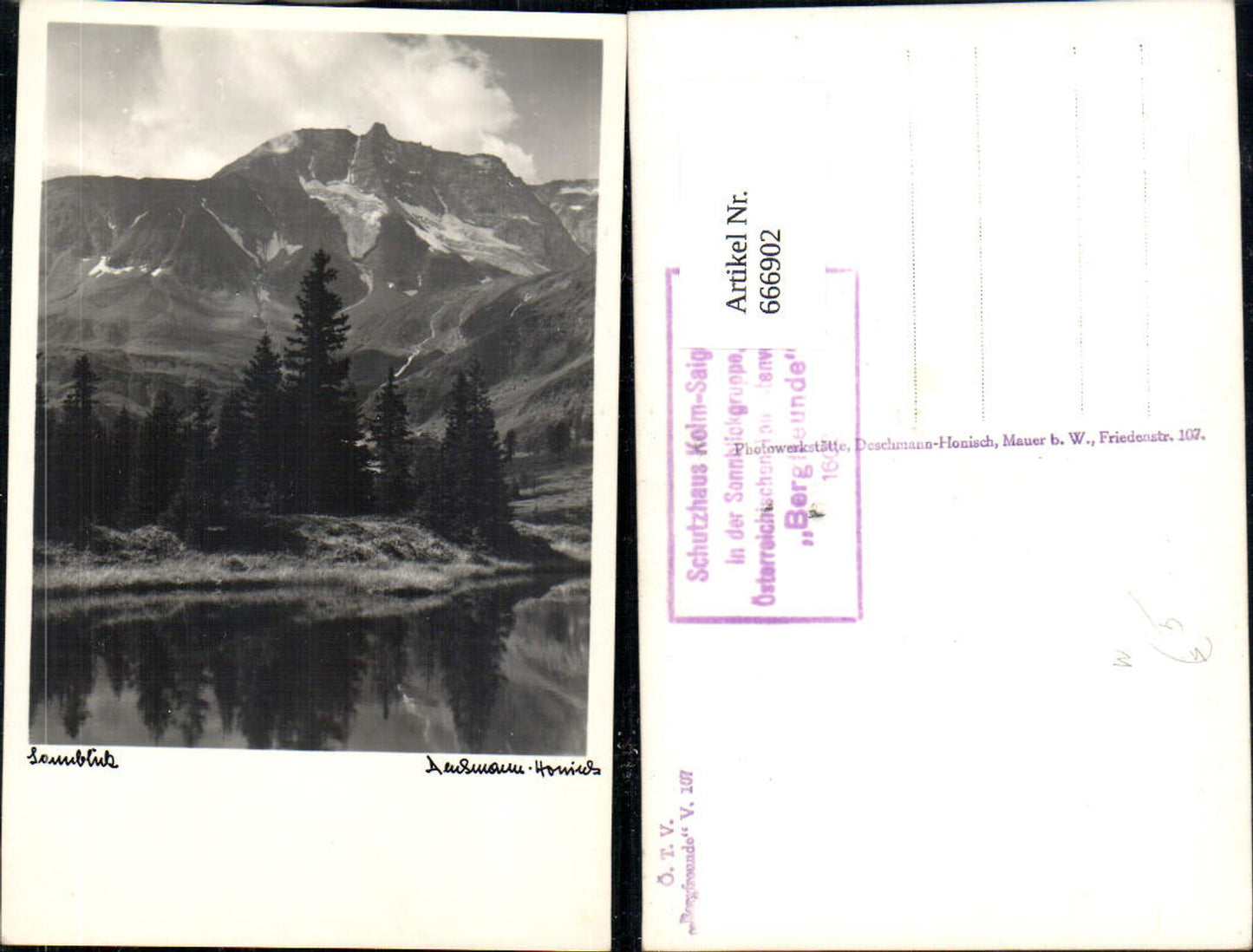 666902,Foto Ak Sonnblick Rauris