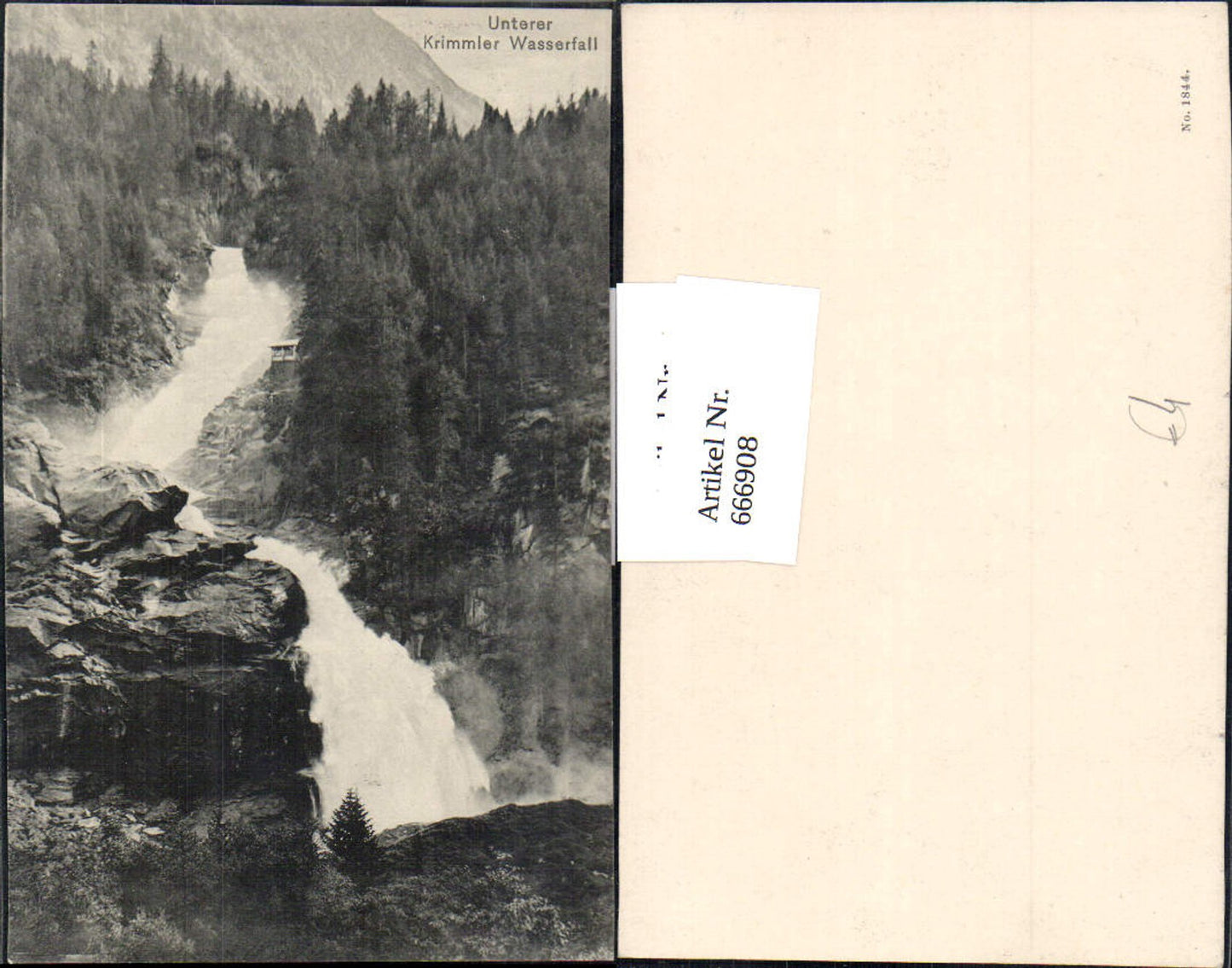 666908,Krimml Unterer Wasserfall