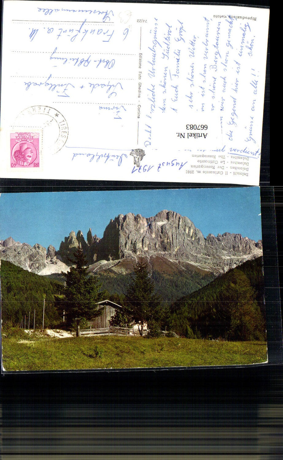Alte Ansichtskarte – Old Postcard