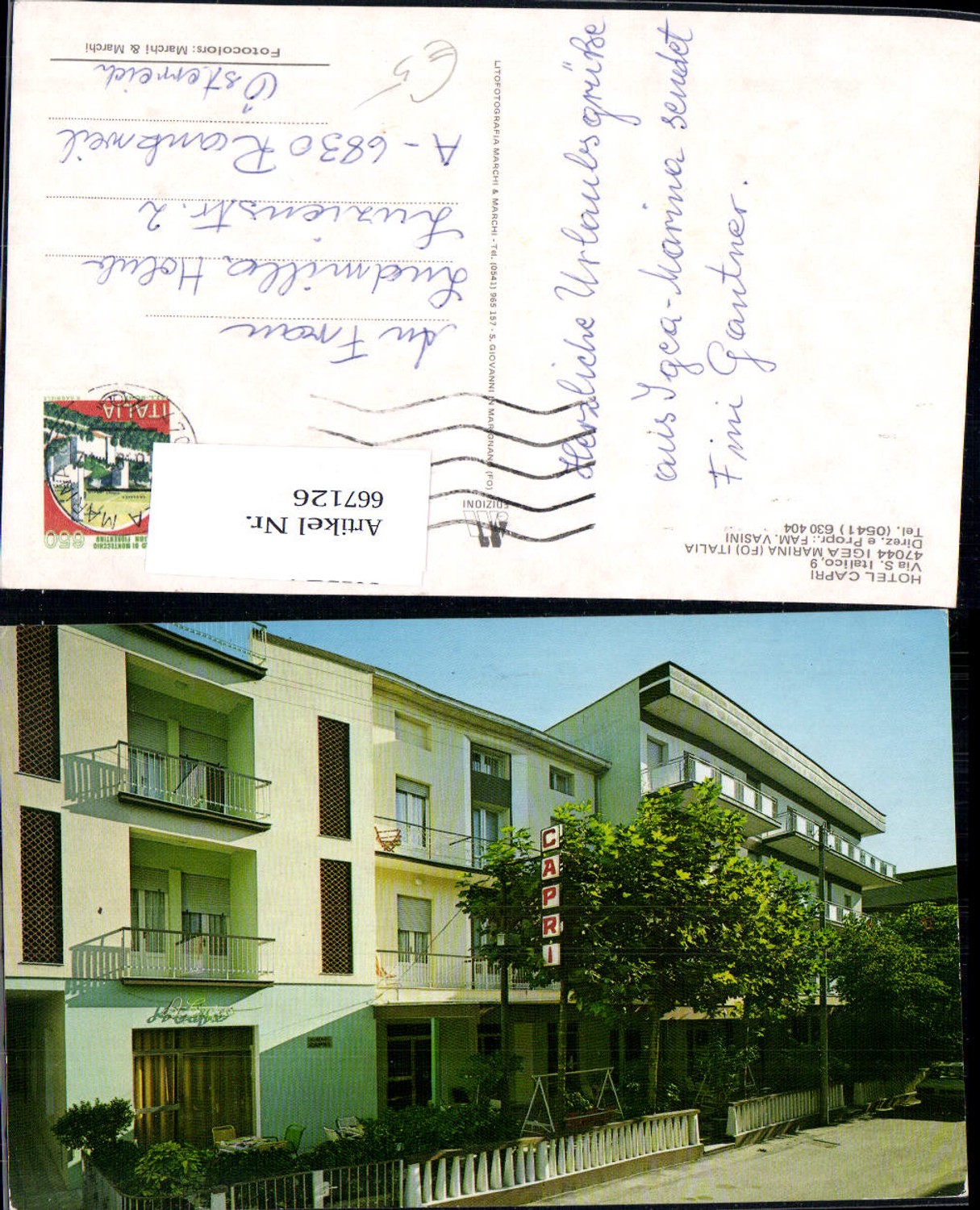 Alte Ansichtskarte – Old Postcard