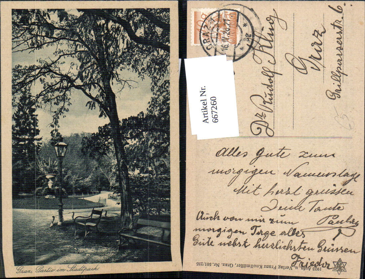 Alte Ansichtskarte – Old Postcard
