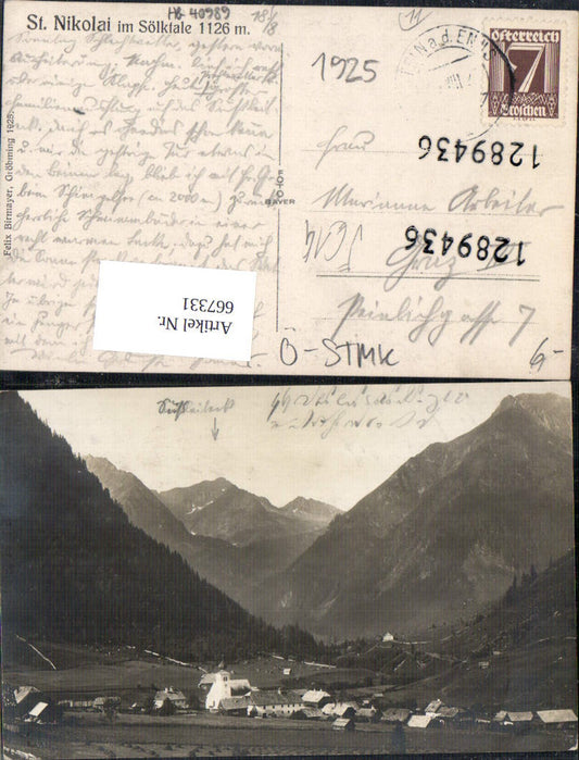 Alte Ansichtskarte – Old Postcard