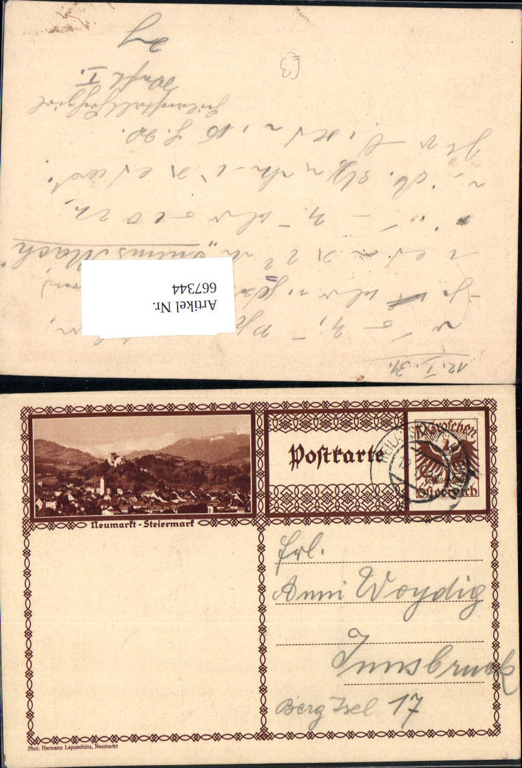 Alte Ansichtskarte – Old Postcard