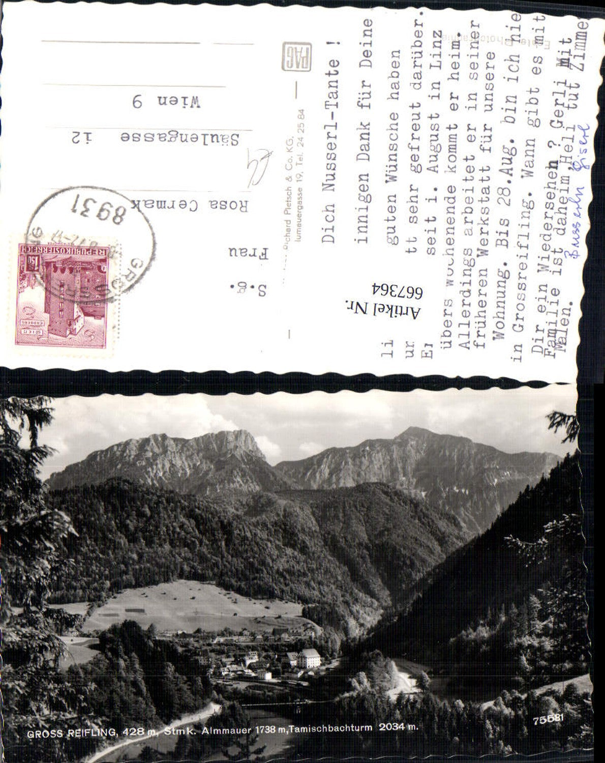 Alte Ansichtskarte – Old Postcard