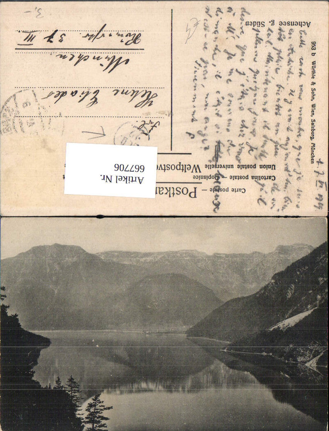 Alte Ansichtskarte – Old Postcard