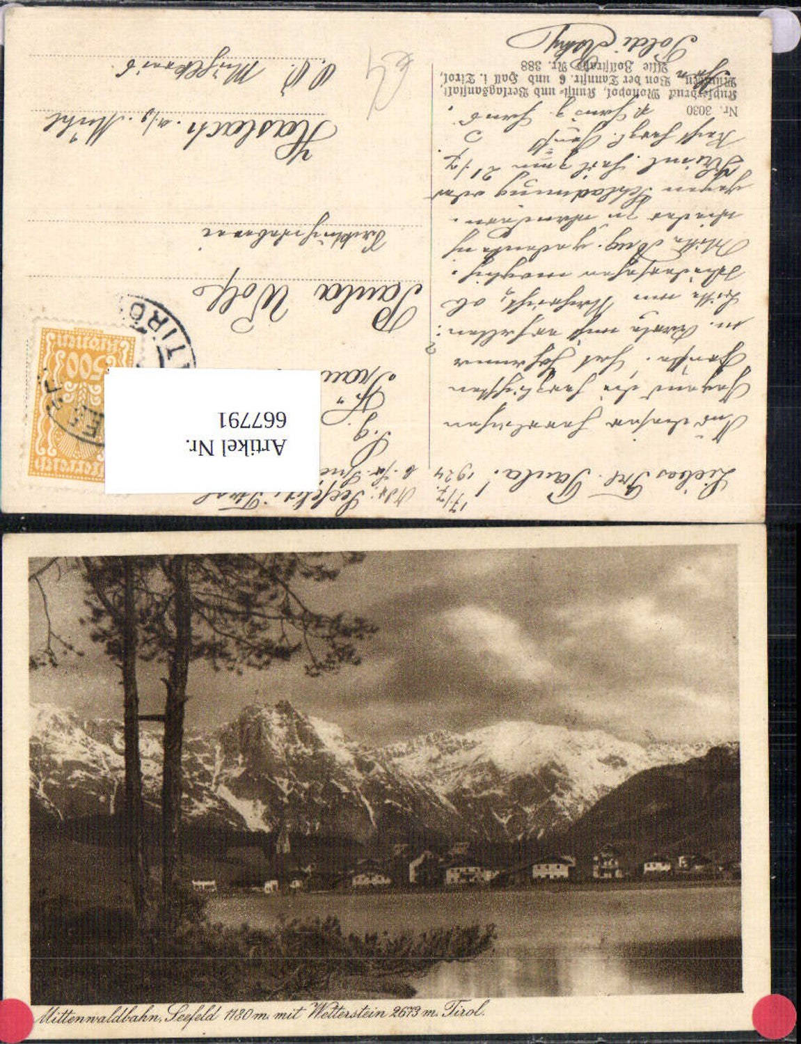 Alte Ansichtskarte – Old Postcard