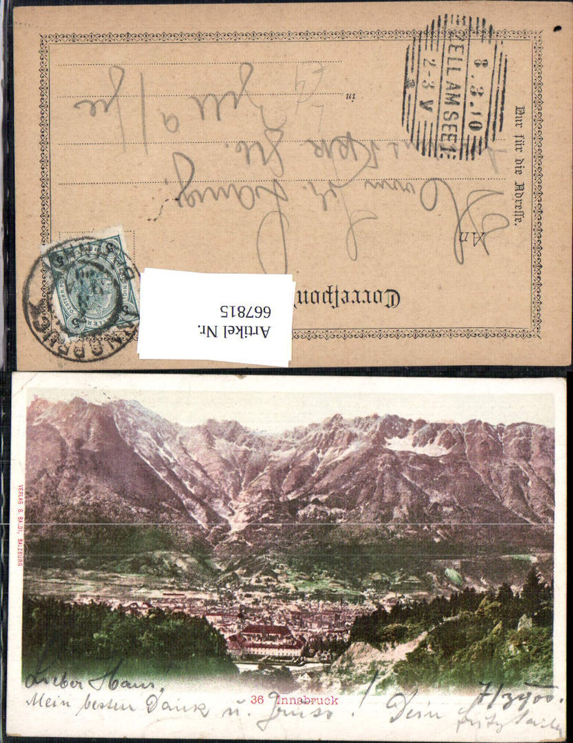 Alte Ansichtskarte – Old Postcard