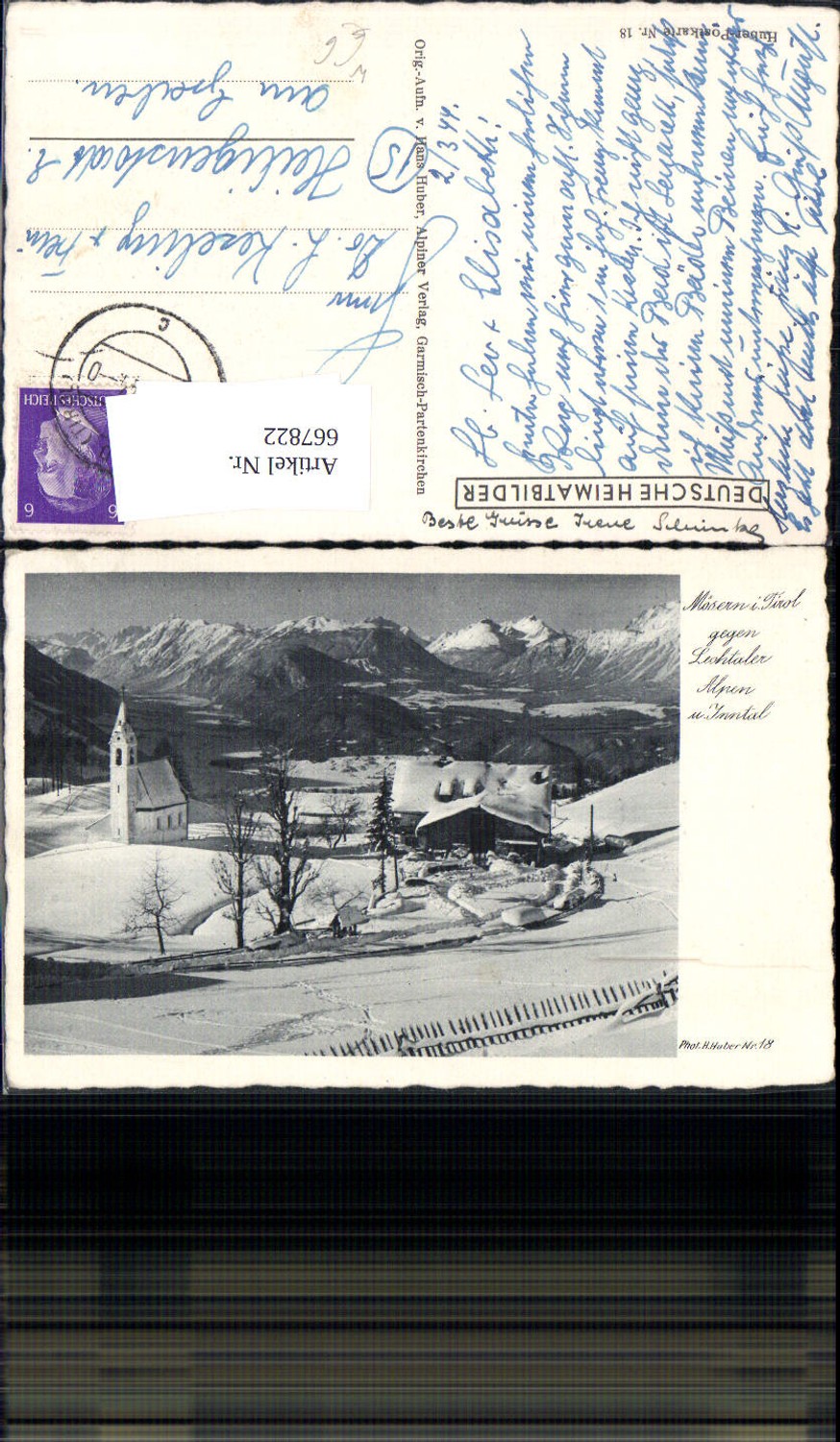 Alte Ansichtskarte – Old Postcard