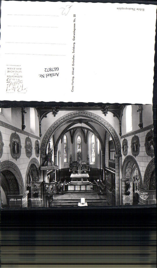 667872,Zell am See Pfarrkirche Innen