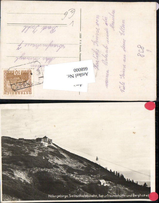 668000,Höllengebirge Feuerkogel Seilbahn bei Ebensee pub Brandt