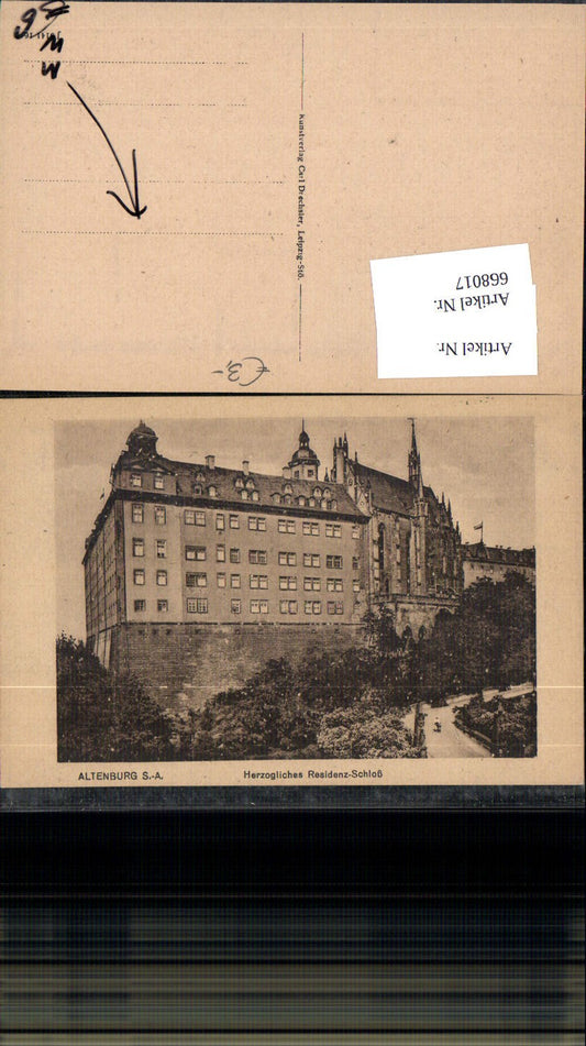 668017,Altenburg in Thüringen Schloss
