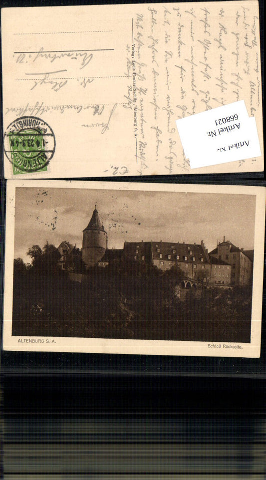 668021,Altenburg in Thüringen Schloss