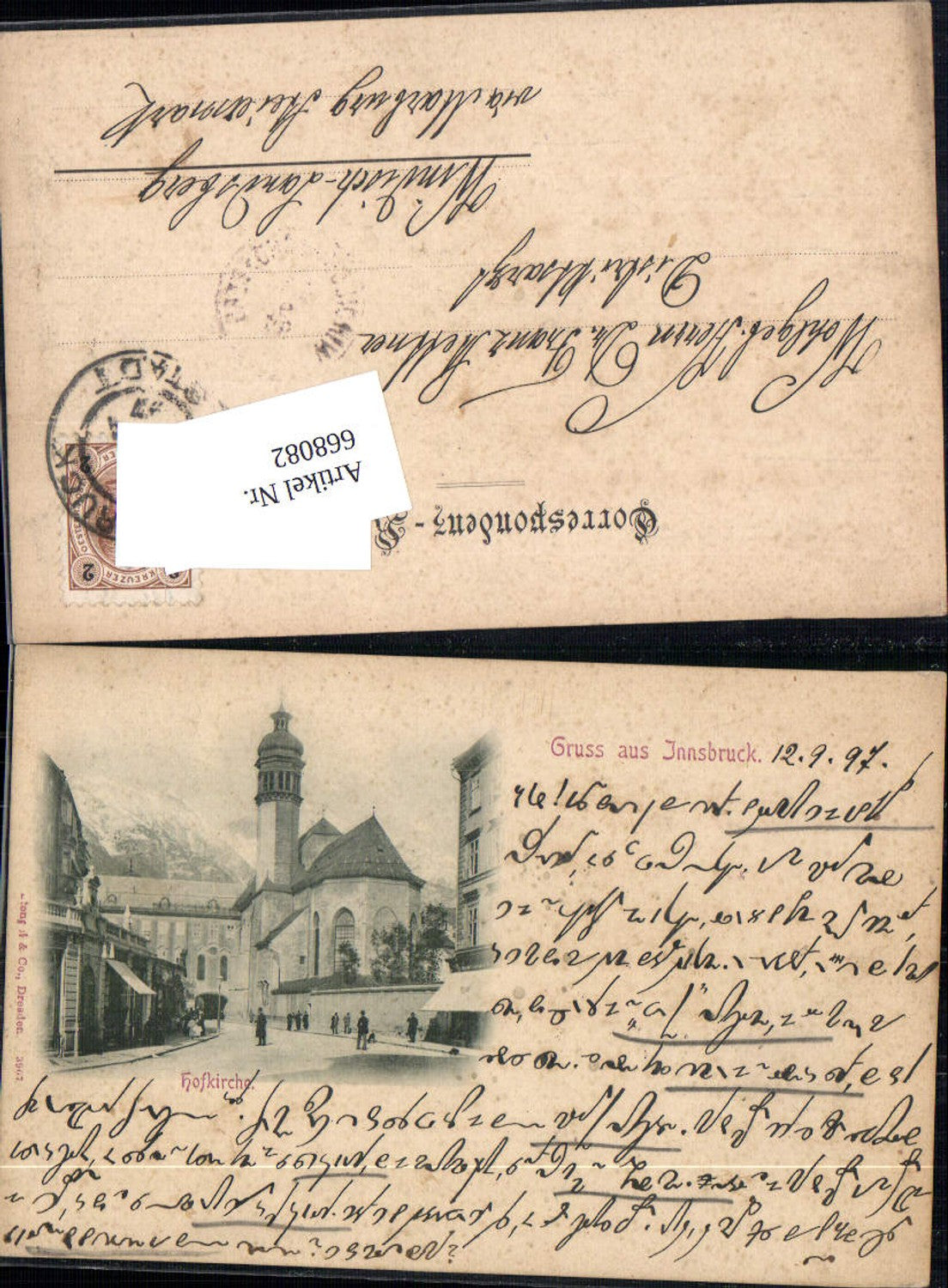 Alte Ansichtskarte – Old Postcard