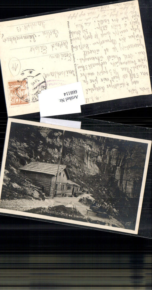 668114,Dachstein Gosau Hallstatt Tiergartenhütte Simonyweg pub Max Mayer 210