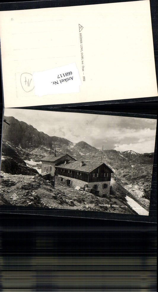 668117,Dachstein Simony-Hütte Simonyhütte Hallstatt